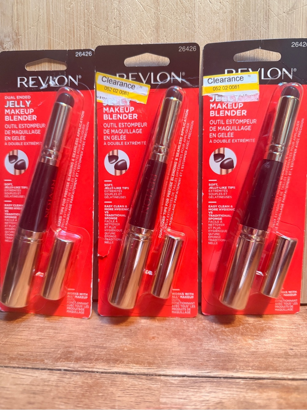 Revlon Dual Ended Jelly Makeup Blender New Bundle Of 3